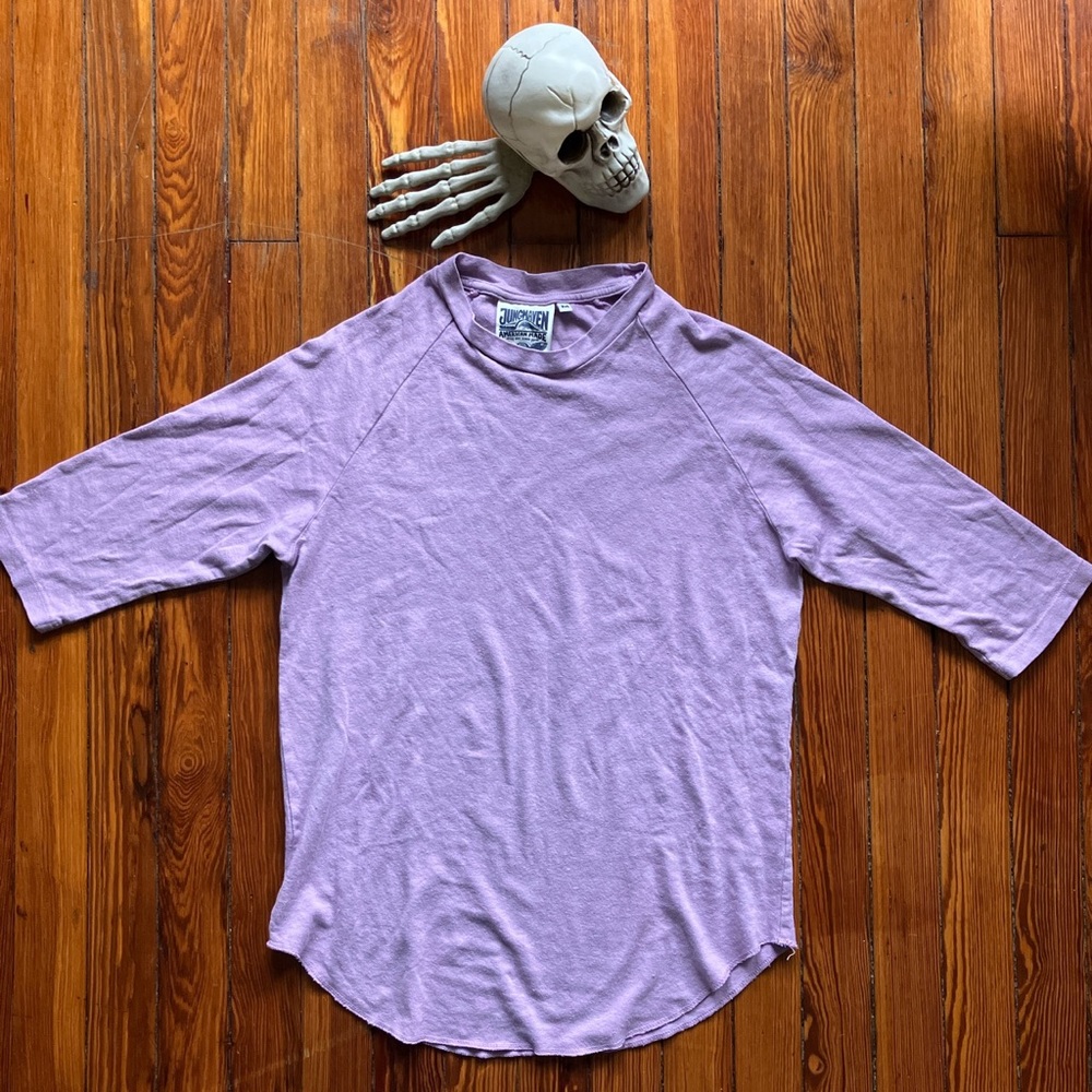 Jungmaven Lavender Baseball Tee